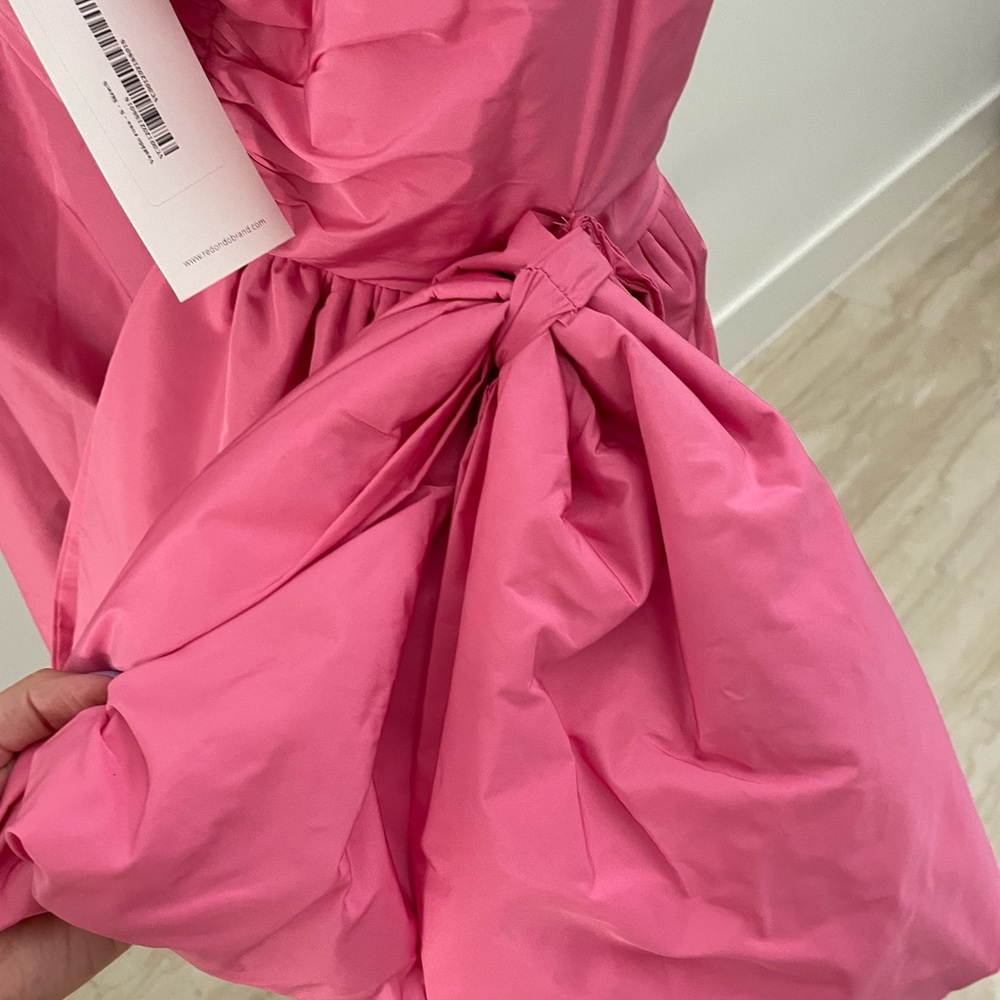 Redonde brand, pink bow dress, mini , size Small